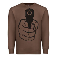 Chestnut hands up pistol Premium Sweatshirt - artisFamous