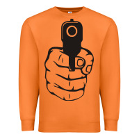 Carrot hands up pistol Premium Sweatshirt - artisFamous