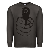 Smoke hands up pistol Premium Sweatshirt - artisFamous