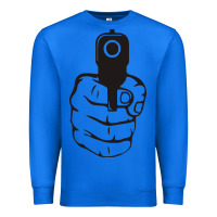 True Royal hands up pistol Premium Sweatshirt - artisFamous