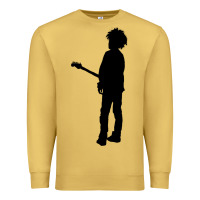 Antique Gold ro.b.e.r.t.  &' c.u.r.e'  smith  baseball ¾ sleeve t shirt Premium Sweatshirt - artisFamous