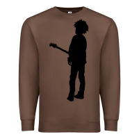 Chestnut ro.b.e.r.t.  &' c.u.r.e'  smith  baseball ¾ sleeve t shirt Premium Sweatshirt - artisFamous
