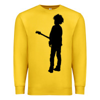 Lemon ro.b.e.r.t.  &' c.u.r.e'  smith  baseball ¾ sleeve t shirt Premium Sweatshirt - artisFamous