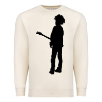 Sandshell ro.b.e.r.t.  &' c.u.r.e'  smith  baseball ¾ sleeve t shirt Premium Sweatshirt - artisFamous
