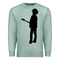 Seafoam ro.b.e.r.t.  &' c.u.r.e'  smith  baseball ¾ sleeve t shirt Premium Sweatshirt - artisFamous
