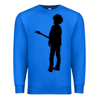 True Royal ro.b.e.r.t.  &' c.u.r.e'  smith  baseball ¾ sleeve t shirt Premium Sweatshirt - artisFamous