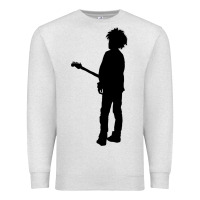 Oatmeal Heather ro.b.e.r.t.  &' c.u.r.e'  smith  baseball ¾ sleeve t shirt Premium Sweatshirt - artisFamous