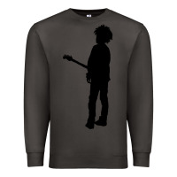 Smoke ro.b.e.r.t.  &' c.u.r.e'  smith  baseball ¾ sleeve t shirt Premium Sweatshirt - artisFamous