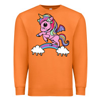 Carrot cute unicorn Premium Sweatshirt - artisFamous