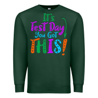Sports Green it's test day you got this Premium Sweatshirt - artisFamous