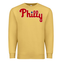 Antique Gold baseball philly Premium Sweatshirt - artisFamous