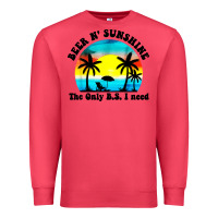 Cardinal beer n' sunshine the only B.S. i need Premium Sweatshirt - artisFamous