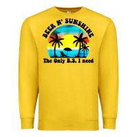 Lemon beer n' sunshine the only B.S. i need Premium Sweatshirt - artisFamous