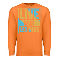 Carrot Live And Let Dive Retro Style Premium Sweatshirt - artisFamous