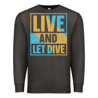 Smoke Live And Let Dive Retro Style Premium Sweatshirt - artisFamous