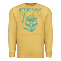 Antique Gold Retirement Plan Scuba Diving Premium Sweatshirt - artisFamous