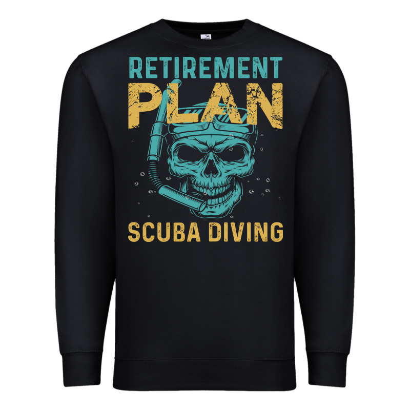 Retirement Plan Scuba Diving Premium Sweatshirt by artisFamous | Teevron
