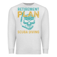 Oatmeal Heather Retirement Plan Scuba Diving Premium Sweatshirt - artisFamous