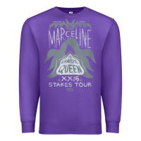 Purple adventure time mar.ce.li.ne vampire qu.e.e.n post  t shirt Premium Sweatshirt - artisFamous