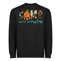 Black camp more worry less Heavyweight Sweatshirt - JahusDesignShop