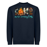 Navy camp more worry less Heavyweight Sweatshirt - JahusDesignShop