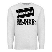 Oatmeal Heather blockbuster be kind rewind Premium Sweatshirt - artisFamous