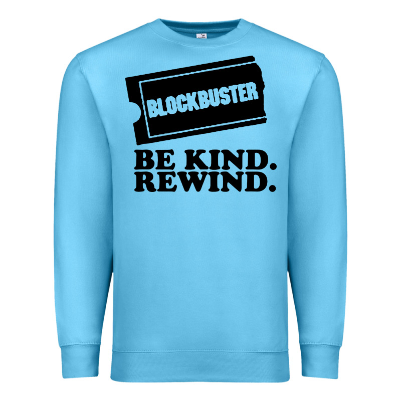 Blockbuster Be Kind Rewind Premium Sweatshirt by artisFamous | Teevron