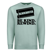Seafoam blockbuster be kind rewind Premium Sweatshirt - artisFamous