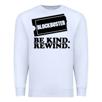 White blockbuster be kind rewind Premium Sweatshirt - artisFamous