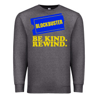 Charcoal Heather blockbuster be kind rewind Premium Sweatshirt - artisFamous