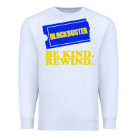 White blockbuster be kind rewind Premium Sweatshirt - artisFamous