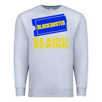 Heather Grey blockbuster be kind rewind Premium Sweatshirt - artisFamous