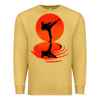 Antique Gold karate and kung fu Premium Sweatshirt - artisFamous