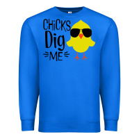 True Royal kids chick dig me christian Premium Sweatshirt - artisFamous