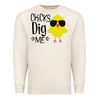 Sandshell kids chick dig me christian Premium Sweatshirt - artisFamous