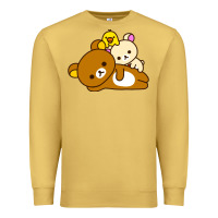 Antique Gold rilakkuma rila head shirt Premium Sweatshirt - artisFamous