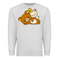 Dove Grey rilakkuma rila head shirt Premium Sweatshirt - artisFamous