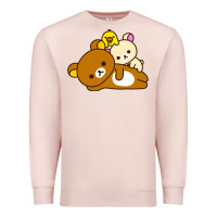 Pale Pink rilakkuma rila head shirt Premium Sweatshirt - artisFamous