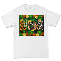 White st patricks day lucky clover and coins Premium Tee - CowGirlArtShop