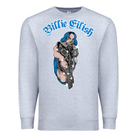 Heather Grey b.i.l.l.i.e  e i.li.s.h  official  bling  t shirt Premium Sweatshirt - artisFamous