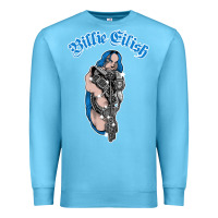 Ocean Blue b.i.l.l.i.e  e i.li.s.h  official  bling  t shirt Premium Sweatshirt - artisFamous