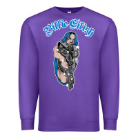 Purple b.i.l.l.i.e  e i.li.s.h  official  bling  t shirt Premium Sweatshirt - artisFamous