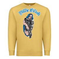 Antique Gold b.i.l.l.i.e  e i.li.s.h  official  bling  t shirt Premium Sweatshirt - artisFamous