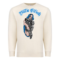 Sandshell b.i.l.l.i.e  e i.li.s.h  official  bling  t shirt Premium Sweatshirt - artisFamous