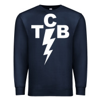 Navy taking care of business rock n roll Premium Sweatshirt - artisFamous