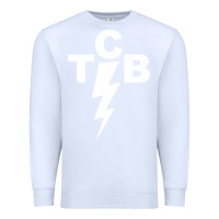 White taking care of business rock n roll Premium Sweatshirt - artisFamous