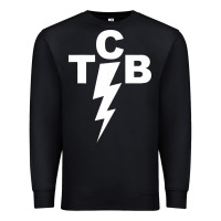 Black taking care of business rock n roll Premium Sweatshirt - artisFamous
