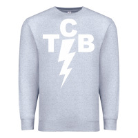 Heather Grey taking care of business rock n roll Premium Sweatshirt - artisFamous
