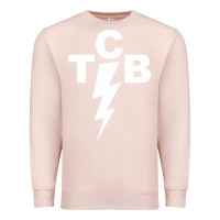 Pale Pink taking care of business rock n roll Premium Sweatshirt - artisFamous