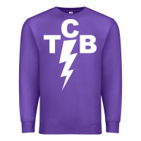 Purple taking care of business rock n roll Premium Sweatshirt - artisFamous